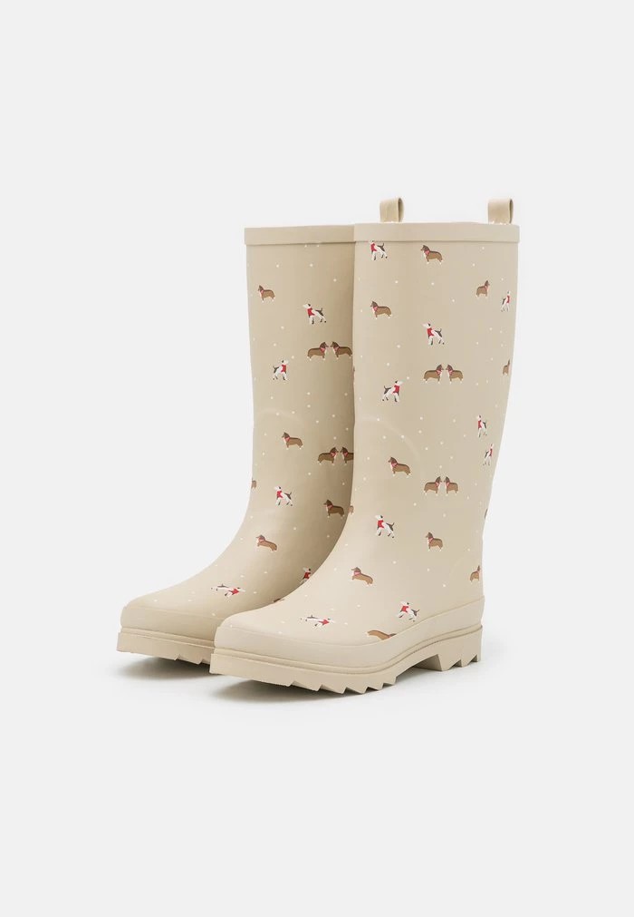 Botte ANNA FIELD Anna Field Wellies Beige Femme | QJS-5917075